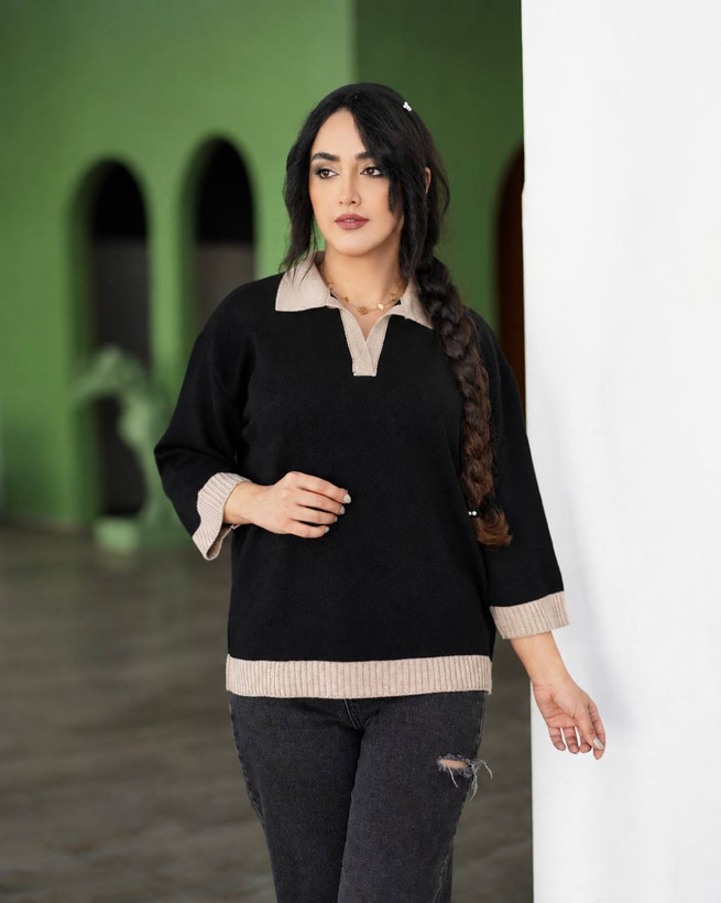 پولوشرت بافت مدل پرینا زنانه (ضمانت اصالت)