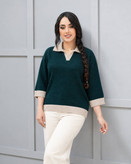 پولوشرت بافت مدل پرینا زنانه (ضمانت اصالت)